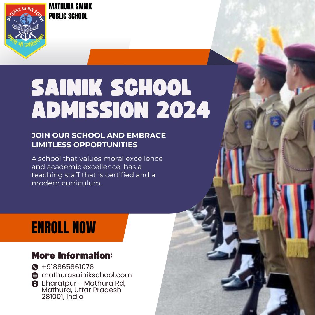 Start Your Journey: Sainik School Admission Applications Invited!